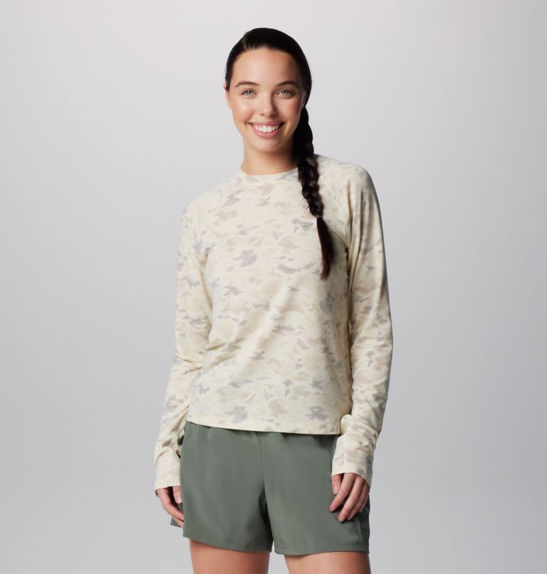 Columbia Womens PFG Uncharted Knit Long Sleeve Shirt